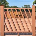 Outdoor Wood Plastic Composite Railing Recycled Balustrada WPC