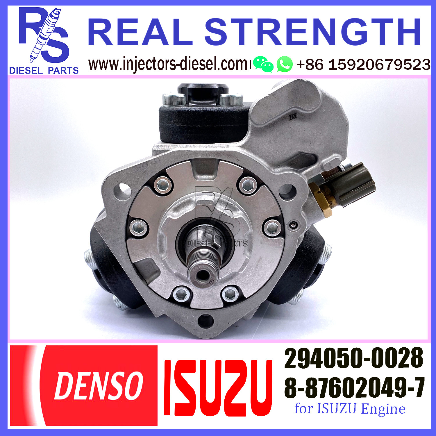 HP4 Common Rail Diesel Fuel Injection Pump 294050-0028 For ISUZU Engine 8-87602049-7