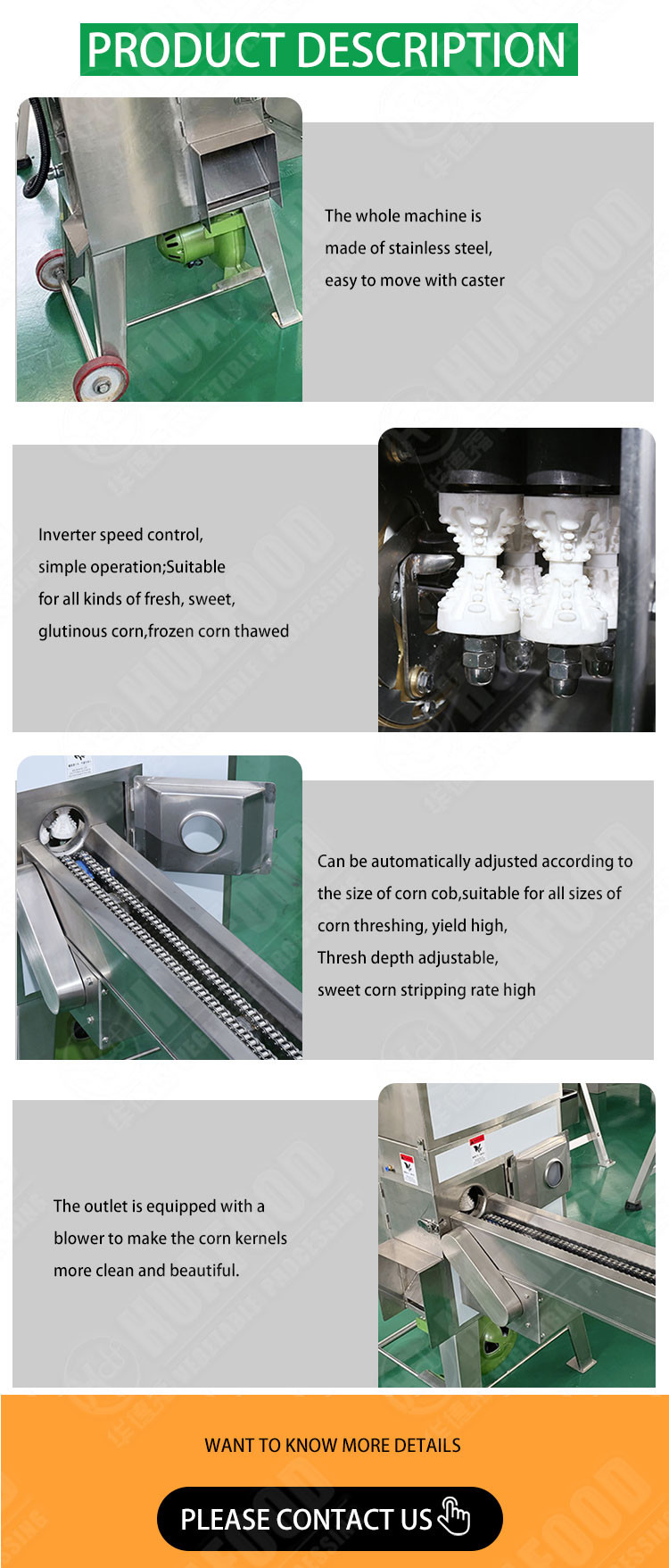 Factory Direct Corn Thresher Maize Sheller Machine Hot Sale Electrical Corn Sheller