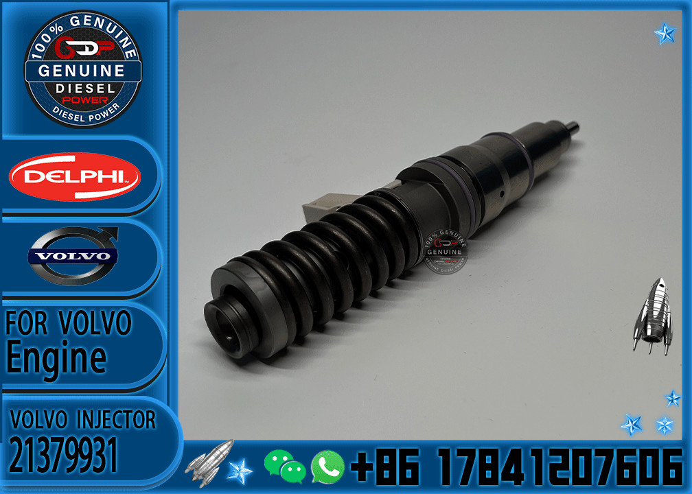 Excavator Parts Injector Diesel BEBE4D27001 21379931 Nozzle Injector VOE21379931 MD13 Engine Injector