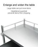3 Layer Hospital Stainless Steel Medical Instrument Trolley