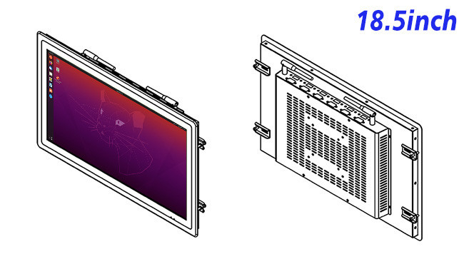 18.5-Inch Integrated Linux Screen for Transportation Systems and Smart Equipment