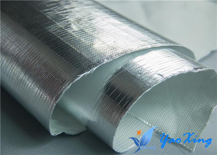 Sound - Proof Aluminum Foil Fiberglass Cloth 1m 1.2m 1.5m Width For Motor Vehicle