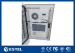 SGCC Double Walls Outdoor Telecom Cabinet With 48VDC Air Conditioner and Fan
