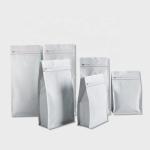 125g 250g 500g 1kg Aluminum Foil Flat Bottom Coffee Bean Bags With Valve