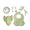 Buy cheap Customized Silicone Baby Feeding Set Food Grade Bib And Bowl Set With Spoon from wholesalers