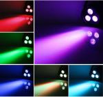 3pcs * 4W 4 IN 1 RGBAW Mini LED Battery Powered Led Par Light for Stage