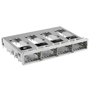 Quality TE 2007668-1 QSFP+ Cage Ganged (1 x 4) Connector Press-Fit Through Hole wholesale