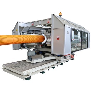 Water Cooling HDPE / PP Plastic Pipe Extrusion Machine Automatic Control