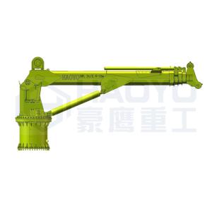 Quality Telescoping Electric Hydraulic Boom Deck Crane Marine ship deck crane wholesale