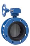 EN593 Flanged Concentric Butterfly Valve For Water Projects