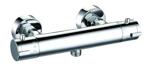 Quality 0.5-3.0 Bar Thermostatic Mixer Taps Chrome Finish Brass Material wholesale