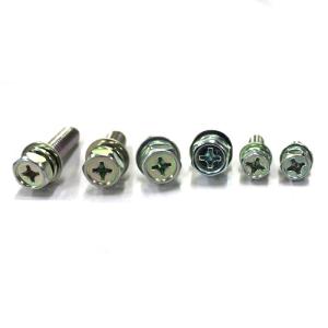 Quality Stainless Steel Cross Recess Hardware Screws Bolts Washer wholesale