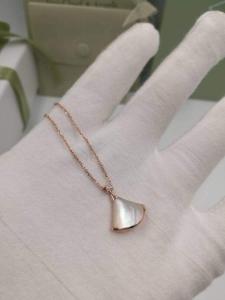 Quality the fan necklace 18kt gold with yellow gold or white gold or pink gold wholesale