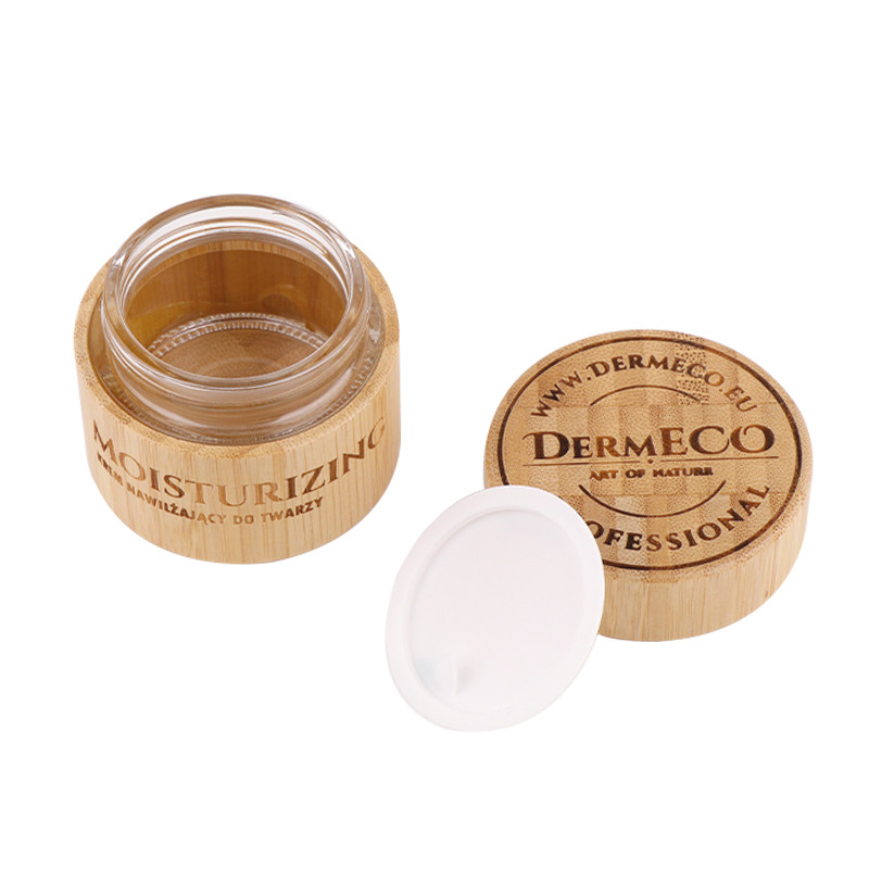 5g 10g 15g 20g 30g 50g 100g Wooden Bamboo Jar Packaging For Cream Cosmetic