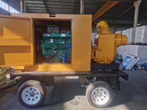 Quality Yellow Diesel Irrigation Pump Water Pump Mobile 220Volt 50Hz wholesale
