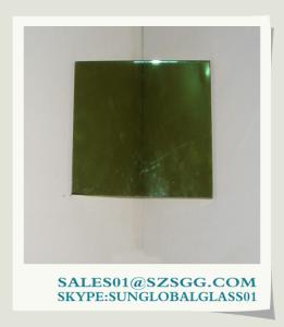 Quality 4mm dark green color glass wholesale
