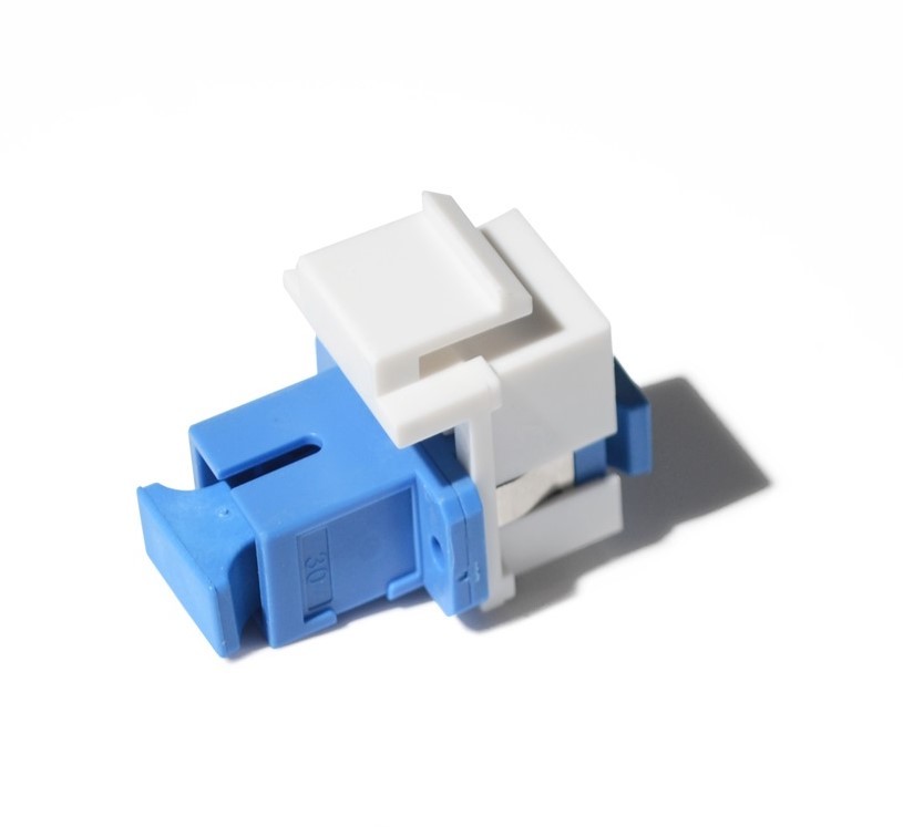 ABS Housing Fiber Optic Keystone Coupler Jacks Inserts Modules ROHS Approval