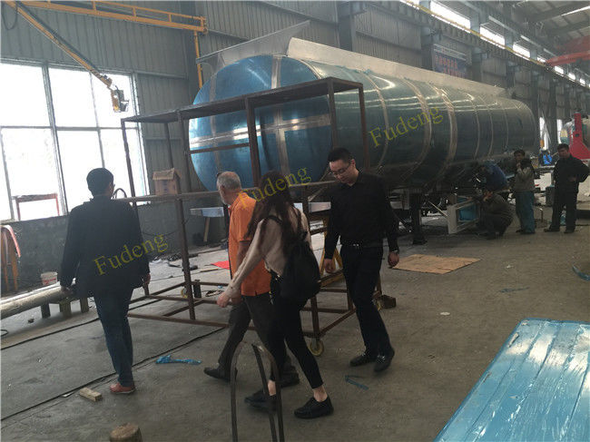 47000 L Stainless Steel Tanker Trailers Single Compartment 12000*2500*4000mm