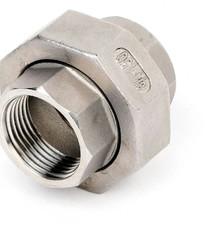 Quality 304 316L Stainless Steel Union Fittings NPT Threaded Union Coupling For Oil wholesale