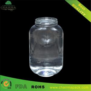 Quality 900ml oval glass storage jar wholesale