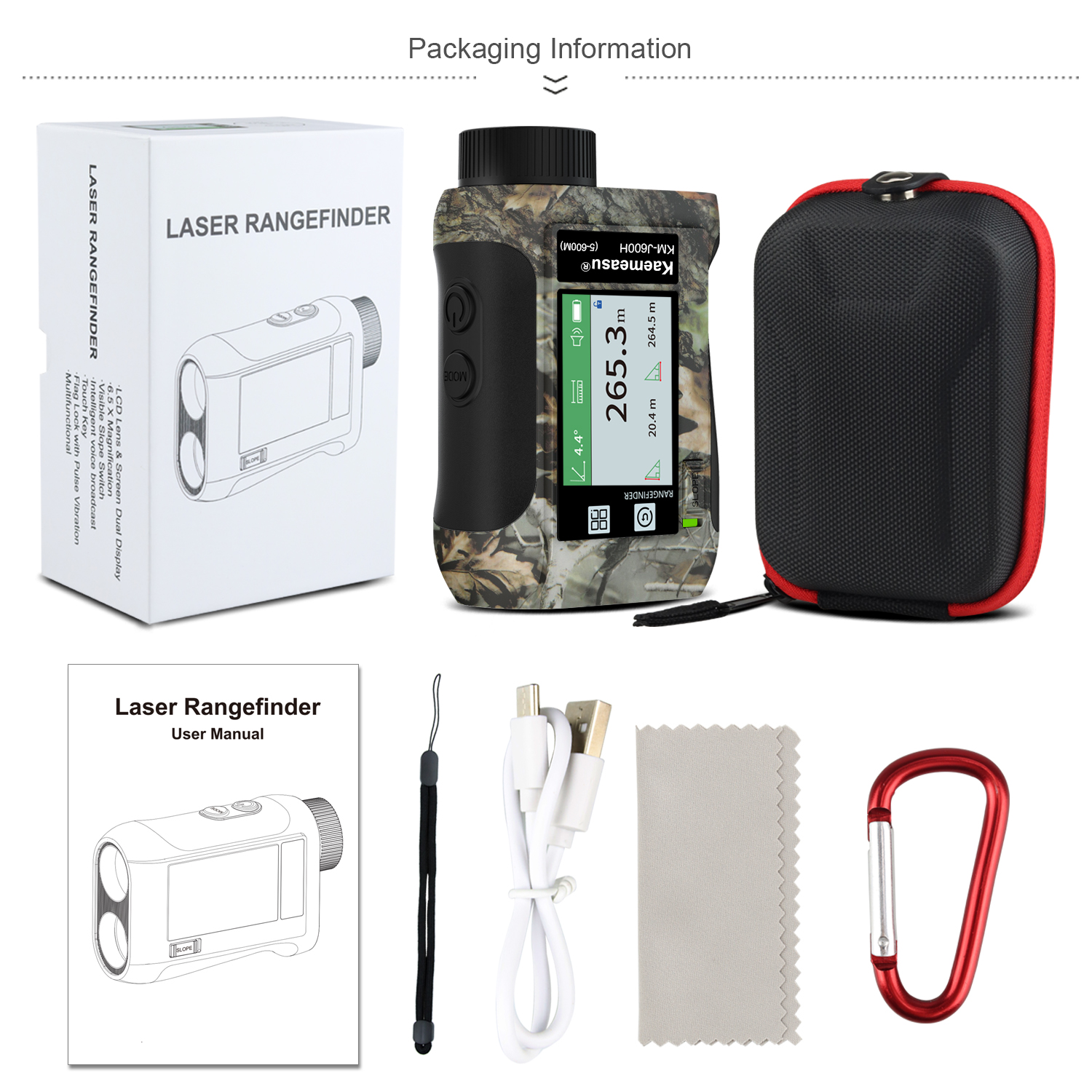 J800m Upgraded Voice Prompt Fast Read Laser Distance Meter Backlit Screen Memory Data Storage Kaemeasu