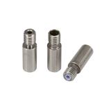 Stainless Steel M6 7mm 3D Printer Nozzle Throat With Tube