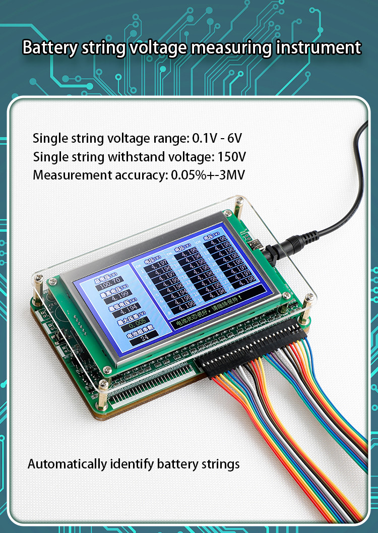 Li-Ion Lifepo4 Battery Repair Machine 1-24s Battery String Voltage Measurement Instrument