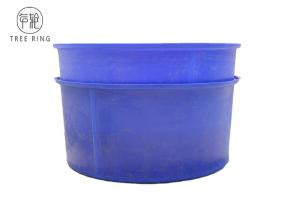 Quality 5000 Litre Open Top Cylindrical Tank PE Rigid Round Raised Preformed Koi Pond Liners wholesale