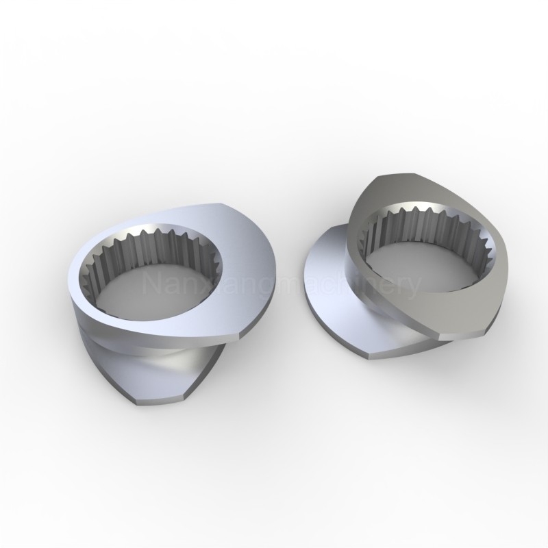 GB Extruder Transition Element Components Extruder Screw Parts For Double Threaded Element