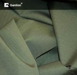 Quality 180GSM Nylon Cotton Spandex Anti Bacterial Fabric Ripstop 2*2 wholesale