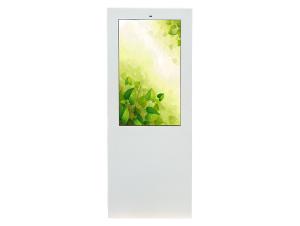Quality White 43&quot; Outdoor Digital Signage Displays Waterproof LCD Standing Kiosk wholesale