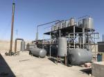 Host Dimension D1200*3000mm Small Scale Waste Motor Oil Refinery for Diesel