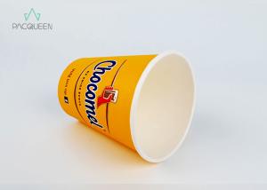 Quality 8oz / 10oz / 12oz Latte Coffee Cups Logo Printing PE / PLA Lining Leak Proof wholesale