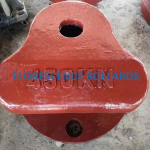 Quality Cast Iron Marine Mooring Tee Head Bollard With Anchors wholesale