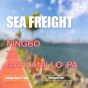 Quality DDU DAP International Sea Freight From Ningbo To Manzanillo Panama wholesale