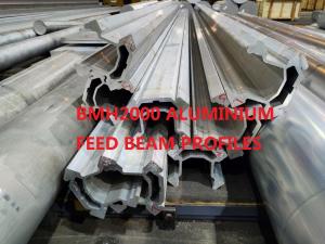 Quality Mining Industry Usage Aluminium Feed Beam Profiles BMH2000 Aluminium Extruded Profiles wholesale