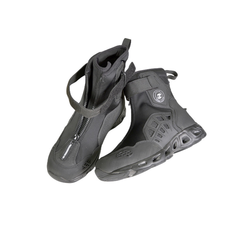 CE Amphibious Assault Scuba Diving Wetsuit Boots Black Color 3cm Thickness