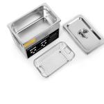 Multifunctional Ultrasonic Bath Cleaner 3L High Frequency Stainless Steel SUS304