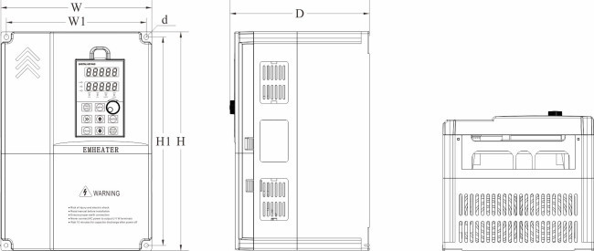 22KW 400Hz Frequency Drive For Three Phase Motor With PID Function