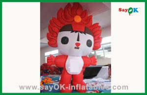 Quality Custom Colorful 210D Oxford Cloth Inflatable Cartoon Characters For Advertising wholesale