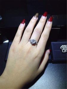 Quality Piaget full diamonds rose ring 18kt gold with white gold or yellow gold wholesale