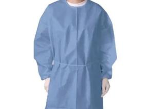 Quality Lightweight Disposable Medical Gowns Ultrasonic Sealing Seams Non Skin Stimulation wholesale
