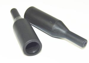 Quality Durable Black Rubber Cable Shrouds , Rubber Weather Boot for Coaxial Cable wholesale