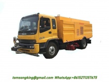  ISUZU FTR Road Sweeper Truck 6 Cbm Garbage +7 Cbm Water Stainless Steel 304 