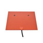 480V 200 Degree Fiberglass Reinforced Flexible Heaters Silicone Rubber
