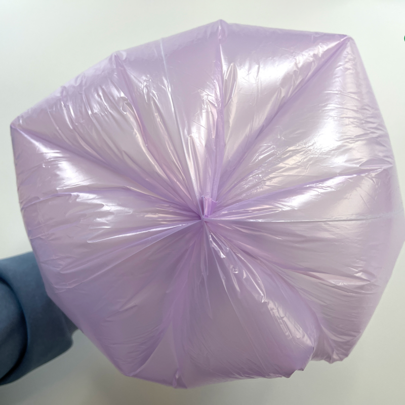 Black Plastic High Density Liner Trash Garbage Bag with Offset Printing
