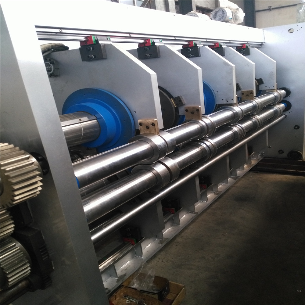 Four Colors Flexo Printer Slotter Die Cutter Machine 1400*2800mm