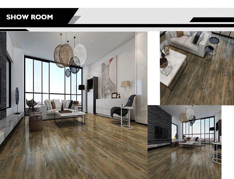 CE Certified PVC Fireproof Lvt Click Vinyl Plank Flooring 5mm 8mm Waterproof Laminate Tile