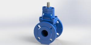 Quality FBE Coated Ductile Iron Flanged Gate Valve Handwheel Operated Available wholesale